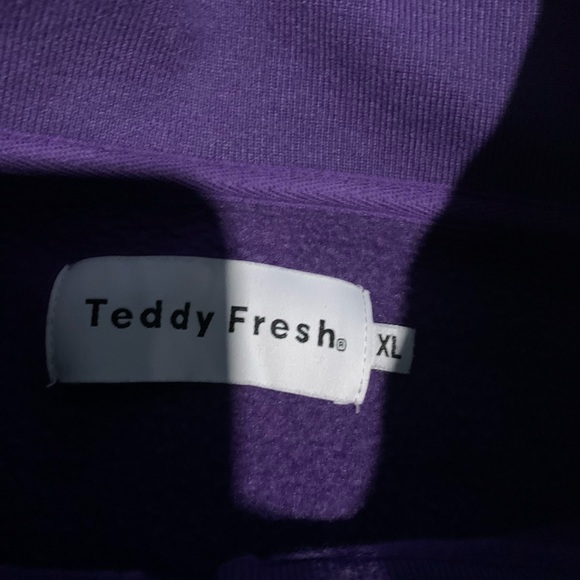 Purple College Teddy Fresh Sweater - Picture 3 of 3